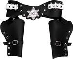 W WIDMANN MILANO Party Fashion - Cowboyg&uuml;rtel Deluxe | Mit 2 Taschen und