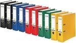 FALKEN 10x PP-Color Ordner 8cm breit DIN A4 farbig sortiert 5 Farben | je 2x...