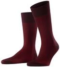 FALKE Herren Socken Fine Shadow M So Baumwolle gemustert 1 Paar, Rot Barolo 8596,