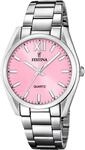 Festina Damen Uhr Analog Edelstahl 316L Silber - Quarzwerk - Mineralglas