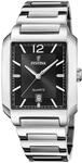 Festina Herren Uhr Analog aus Edelstahl 316L Silber - Quarzwerk - Kalender -