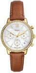 Fossil Neutra Watch for Women, Quartz Chronograph Movement with Stainless Steel or