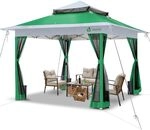 VOUNOT&reg; Pavillon Faltbar 3.6x3.6m, UV Schutz 50+ & Wasserdicht & Stabil, Pop Up