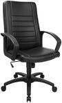 Topstar Premium Point 100 Drehstuhl, Kunststoff, Schwarz/Schwarz, breit