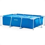 INTEX "Metal Frame" Pool rechteckig Aufstellpool (300 x 200 x 75cm) Swimmingpool