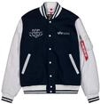 Alpha Industries Herren Varsity Air Force Bomberjacke, Ultra Navy, S