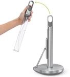 simplehuman Freistehender Handtuchhalter mit Spr&uuml;hpumpe, Edelstahl geb&uuml;rstet