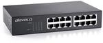 devolo Gigabit Ethernet Switch 16 Port unmanaged LAN Switch Netzwerk Switch LAN