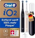 Oral-B iO Series 2 Elektrische Zahnb&uuml;rste, Doppelpack, Schwarz/Pink