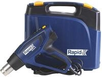 Rapid Hei&szlig;luftpistole R2200-E, Hei&szlig;luftf&ouml;n im Koffer, 2200 W, 60-650&deg;C, 250-500