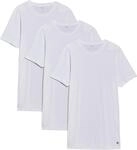 Calvin Klein Herren 3er Pack T-Shirts Kurzarm aus Baumwolle, Wei&szlig; (White, White,