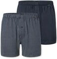 Schiesser Herren 2 Pack Boxershorts Baumwolle Jersey weich Multipack -...