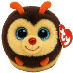 TY Zinger Bee Beanie Balls 3" | Beanie Baby Soft Plush Toy | Collectible Cuddly