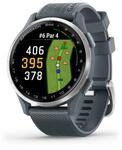 Garmin Approach S44, 43mm, smarte Golfuhr, Twilight/Silber