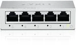 Zyxel Netzwerk Switch 5 Port | Unmanaged Gigabit LAN Splitter | 5X GbE RJ-45 Ports 