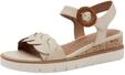 Tamaris Sandalette Damen Keilabsatz beige,EU 40