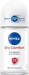 NIVEA Dry Comfort Deo Roll-On, Antitranspirant f&uuml;r 72h effektiven Schutz,