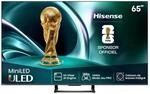 Hisense 65U7Q Fernseher 65 Zoll, 4K Mini LED ULED, Smart TV, Hi-View AI Engine,...
