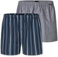 Schiesser Herren 2 Pack Boxershorts Baumwolle Web Multipack - Webboxer, Sortiert