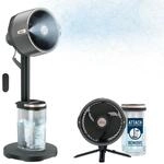 Shark FlexBreeze Pro Mist Akku-Ventilator f&uuml;r innen und au&szlig;en mit...