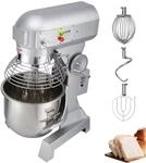 VEVOR Teigknetmaschine K&uuml;chenmaschine, 15 Qt Edelstahl Teigmixer, 600 W,...