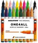 Molotow One4All 127HS Acryl Marker Main-Kit 2 (2,0 mm Strichst&auml;rke, hochdeckend und