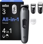 Braun All-in-One Series 3 Trimmer, 4-in-1 Multigroom, Barttrimmer,