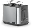 Braun PurShine HT1510GY, Toaster mit 2 Schlitzen, 8 Br&auml;unungsstufen, Aufw&auml;rm-...