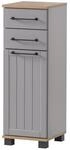 Schildmeyer Unterschrank Jelda 154217, platingrau/Eiche Landhaus Dekor, 30,3 x...
