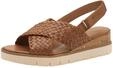 Tamaris Sandalette Damen Keilabsatz braun,EU 41