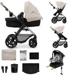 Kinderkraft MOOV2 Kinderwagen 4 in 1 Kinderwagenset bis 22 kg mit Kindersitz...
