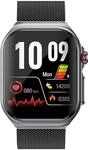 Knauermann PRO 3 Fan Edition eckig (2025) Grau, Gesundheitsuhr Smartwatch mit