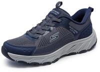Skechers Herren Hillcrest 2.0 Sneaker, Marineblauer Synthetik-Textilbesatz, 44 EU