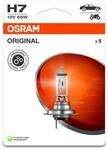 Osram ORIGINAL LINE 12V, H7, halogen headlight lamp, Single Blister (1 lamp)