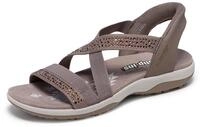 Skechers Reggae Slim Summer Sparkle Damen Sandalen Mocha EU 37