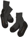 Camano Jungen Camano Kinder Sport 2er Pack Socken, Schwarz (Black + Anthracite 05 ),