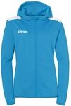 Kempa Damen Emotion 27 Kapuzenjacke Sport-Jacke, Kempablau/wei&szlig;, XS EU
