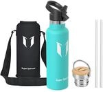 Super Sparrow Trinkflasche Edelstahl -620ml- Auslaufsicher Thermoskanne, BPA-Frei