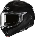 HJC, Modularer Motorradhelm F100 UNI Metal Black, XXL