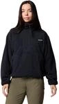 Columbia Damen Sequoia Grove Half Zip Fleece-&Uuml;berziehhilfe, Schwarz, S EU