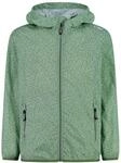 CMP Unisex Kinder Regenjacke mit fester Kapuze Regenjacke, Jade, 140 EU