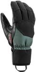 LEKI Hevon Thermo 3D - Alpin Handschuhe mit Trigger 3D - Black/Dusty Green,