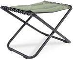 Crespo Falthocker AP306 TexComfort Camping Klapphocker Angel Hocker Polster Alu Gr&uuml;n