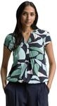 Tom Tailor Damen 1045238 Bluse, 37800 - Green Dots and Shapes Design, 38 EU
