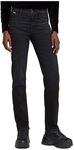 G-Star Damen Strace Straight Jeans, Blau (Worn in Black Vortex D23951-A634-G730), 31W