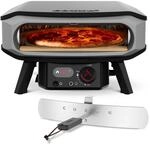 COZZE Gas Pizzaofen mit Drehfunktion 17 Zoll - Gro&szlig;er Pizza Ofen Gas Outdoor