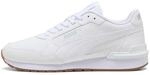 Puma ST Runner V4 L Unisex-Sneaker, Wei&szlig;-Gletschergrau-Gum, 7 UK