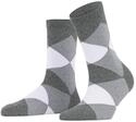 Burlington Damen Socken Bonnie W Sso Baumwolle gemustert 1 Paar, Grau Light Grey