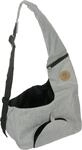 Hunderucksack - Bauchtrage Kanga Grau &ndash; 44x20x20cm &ndash; Polyester &ndash; Top-&Ouml;ffnung
