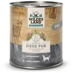 Wildes Land Nassfutter f&uuml;r Hunde, Ziegengeschmack, 6 x 800 g
